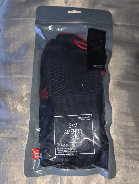 Herschel Supply Co. Other - Herschel Supply Co. Standard Issue Navy and Red Travel Amenity Kit